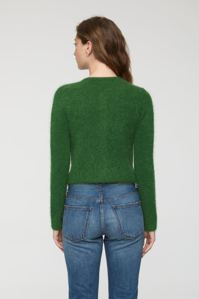 Pistola Yara Alpaca Blend Shrunken Cardigan in Vivid Moss