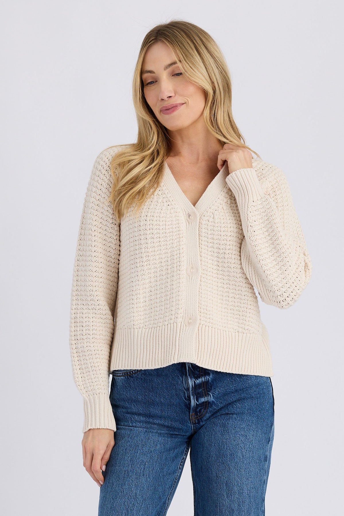 Stitches + Stripes Gian Cardigan Sweater in Cream