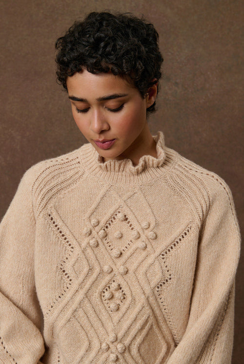 Louise Misha Raiana Beige Sweater