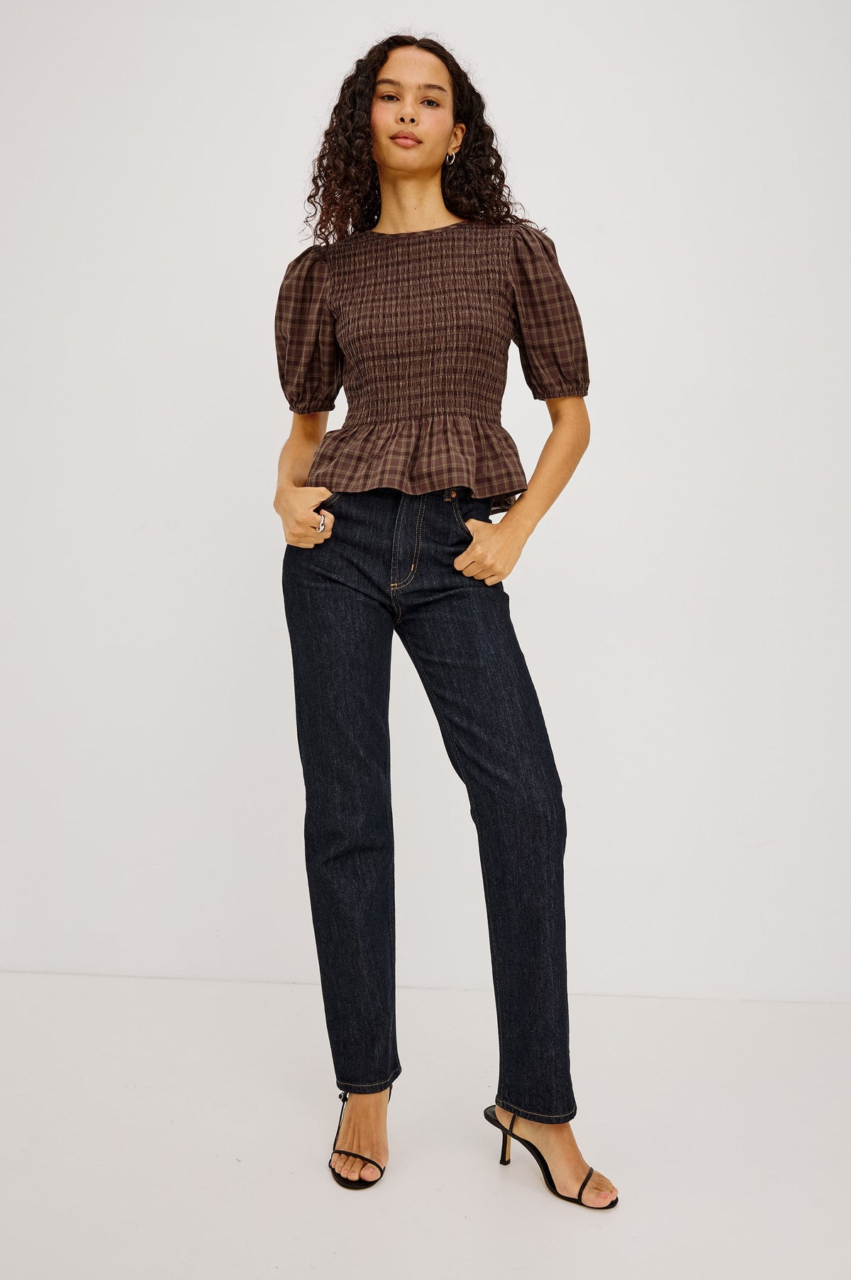 Rails Zane Top in Espresso Olive