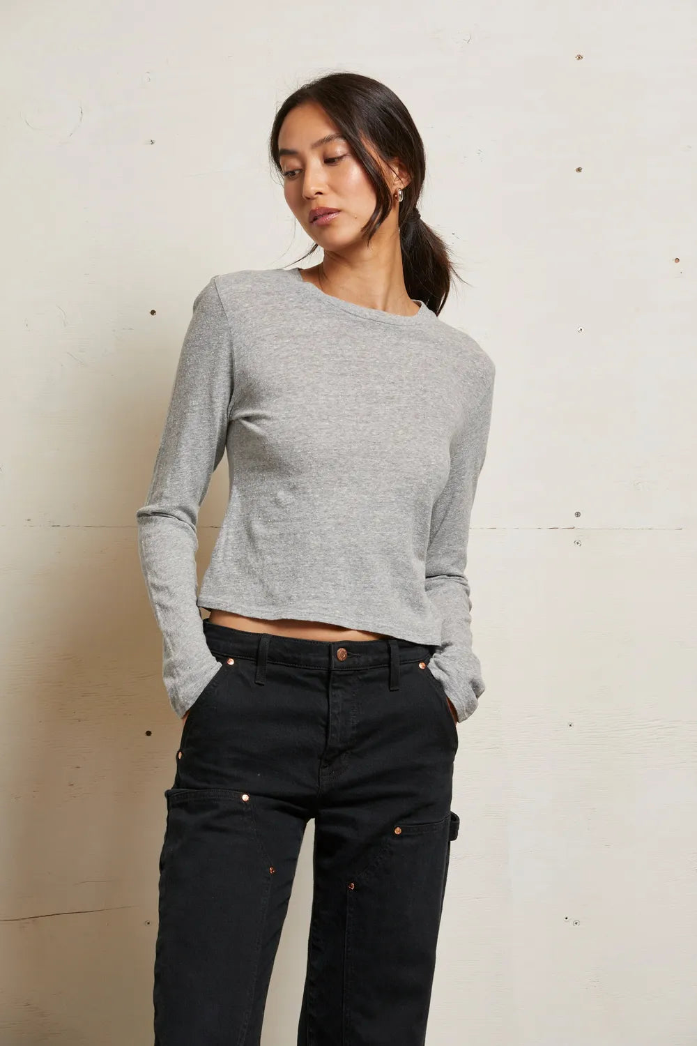 perfectwhitetee Jamie (Lisa Long Sleeve) - Multiple Colors!