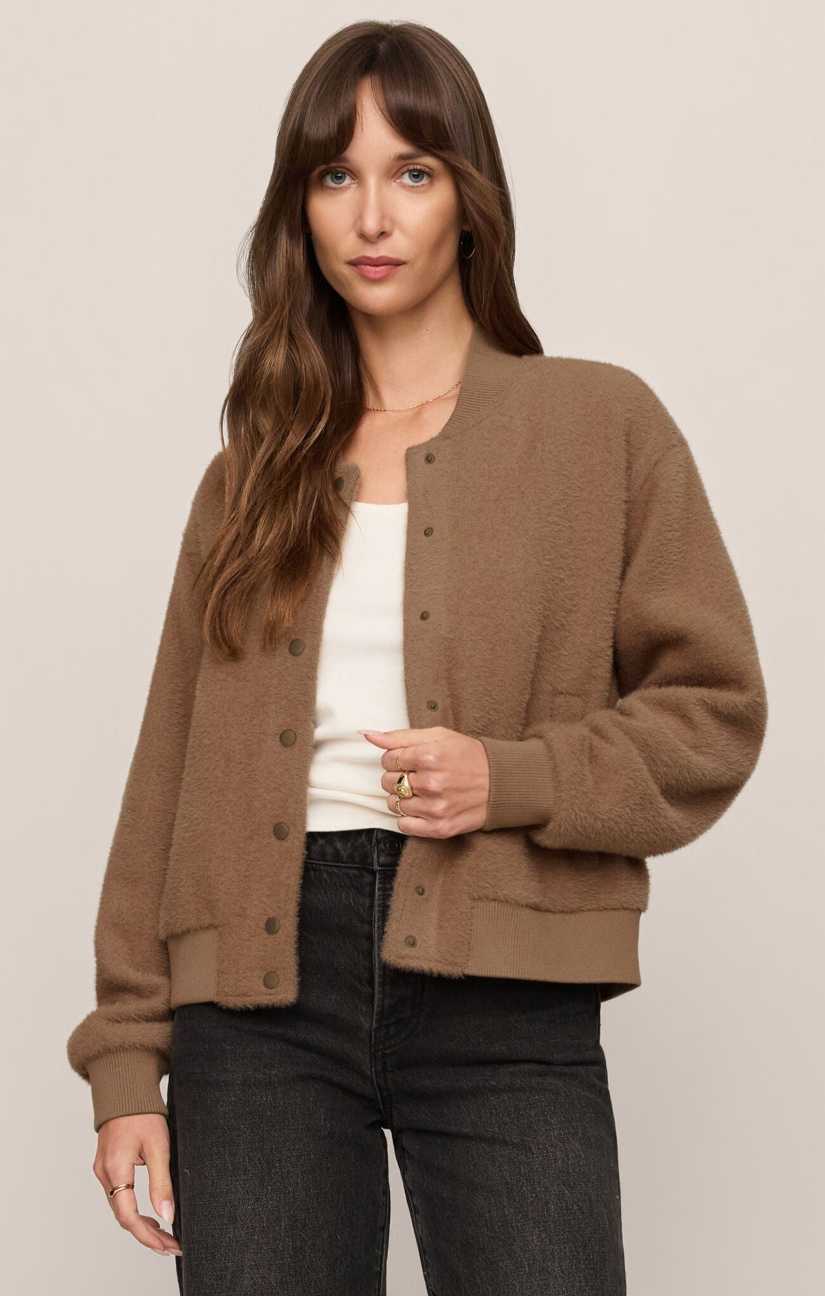 Z Supply Palmer Jacket in Light Toffee