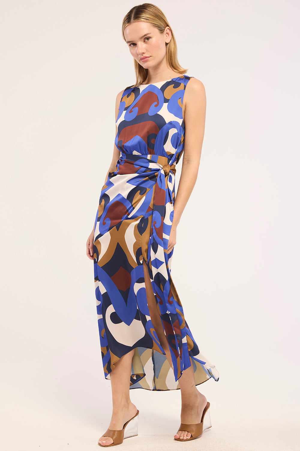 Misa Miles Dress in Aries Reflective