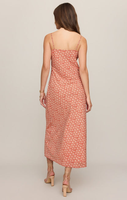 Z Supply Emela Iris Floral Midi Dress
