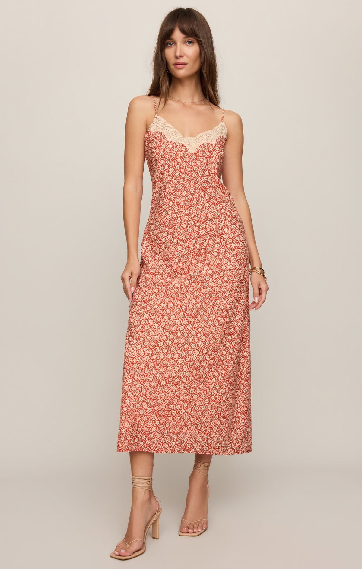 Z Supply Emela Iris Floral Midi Dress