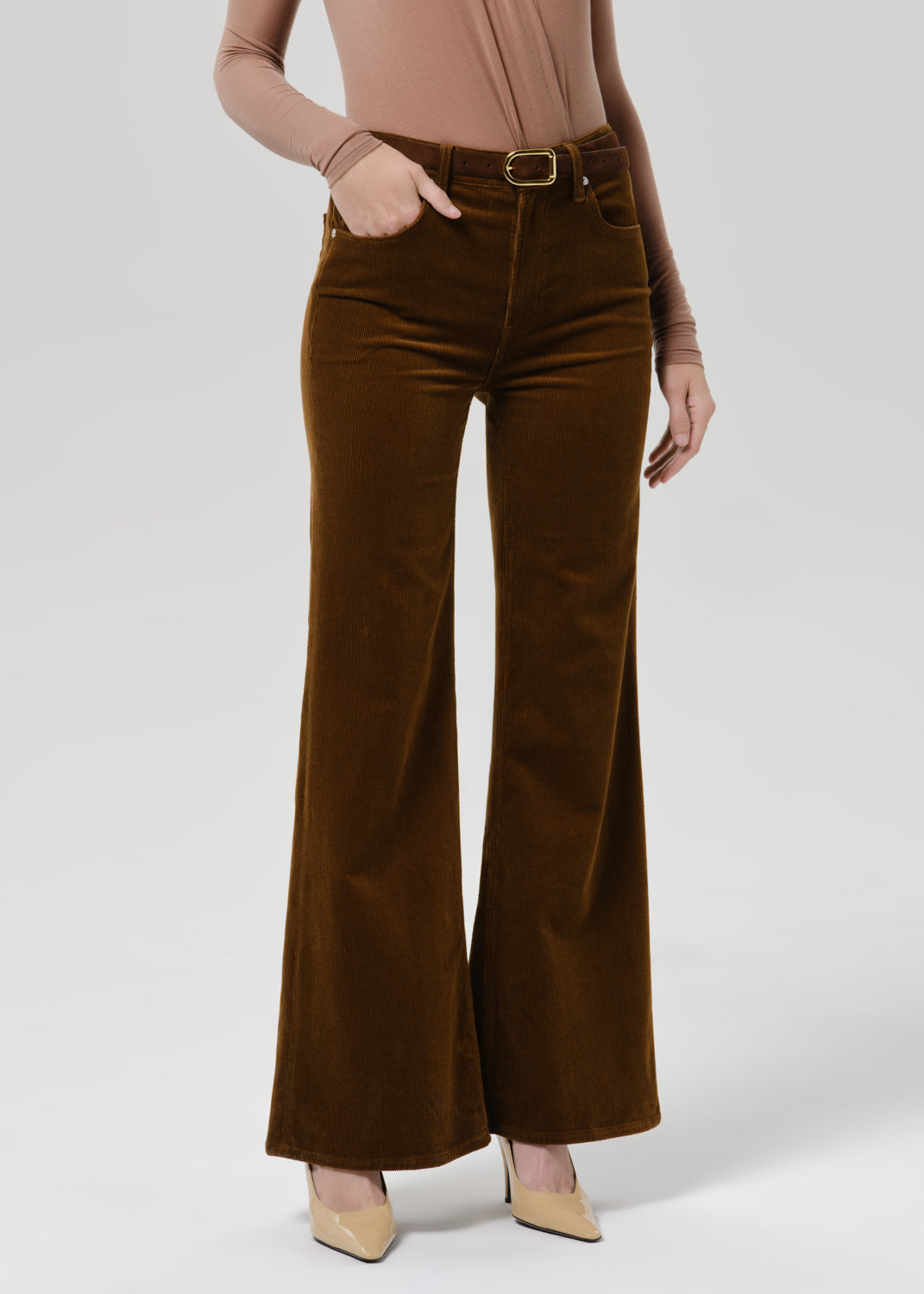 Citizens of Humanity Corduroy Kimberly 70's Flare in Manuka
