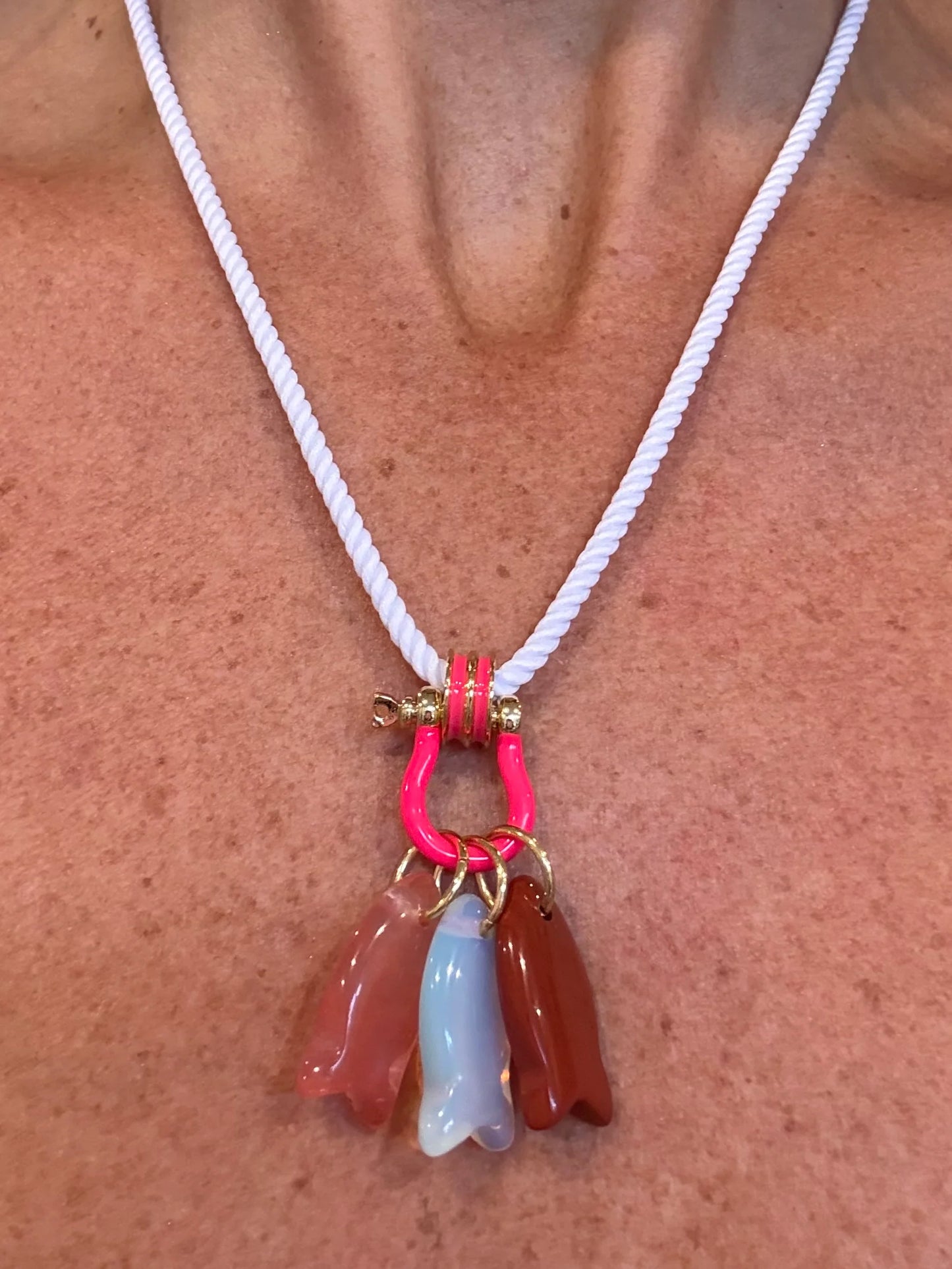Forever Blythe Three Little Fish Necklace - Assorted