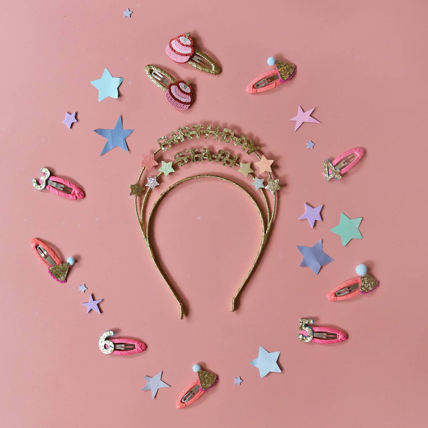 Rockahula Birthday Cake Clips