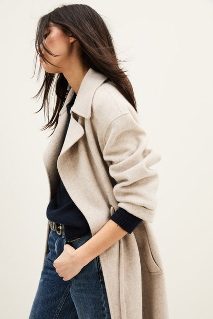 ba&sh Kate Coat in Greige