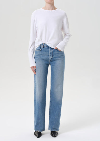 Agolde Harper Straight Jean in Forum