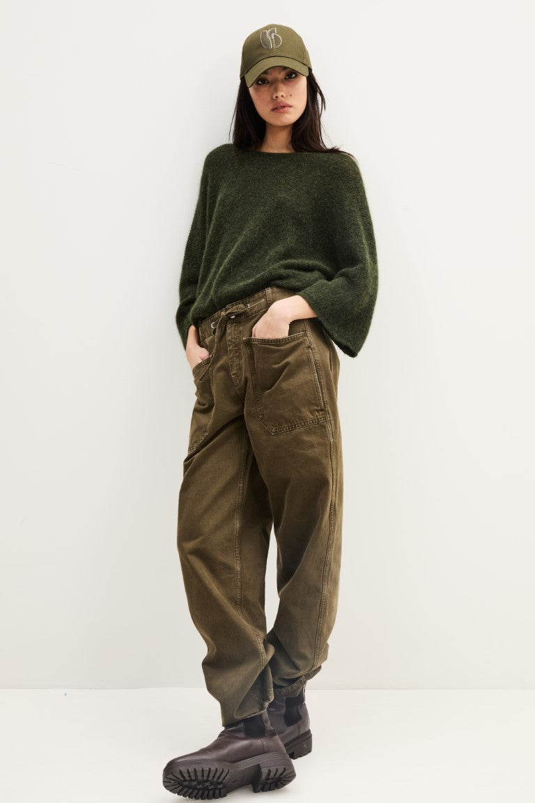 ba&sh Isaac Cardigan in Kaki