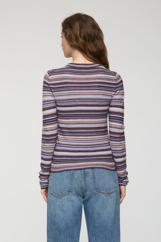 Pistola Madison Knit Long Sleeve Top in Lovina Stripe