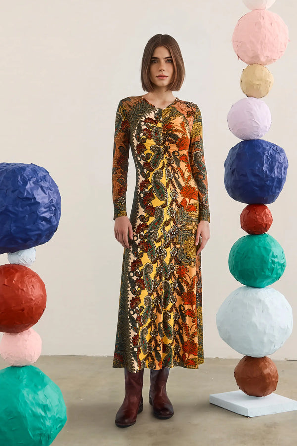 Hunter Bell Fairhope Dress in Highland Tapestry