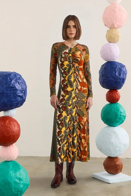 Hunter Bell Fairhope Dress in Highland Tapestry