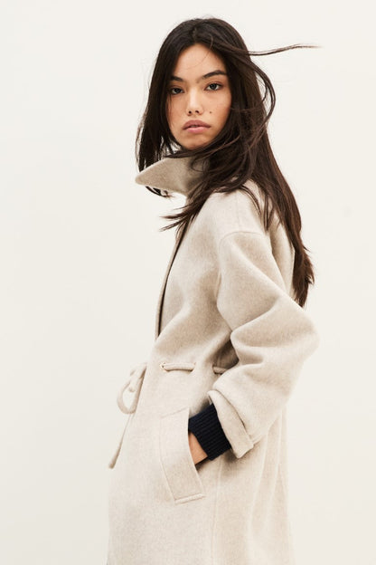 ba&sh Kate Coat in Greige