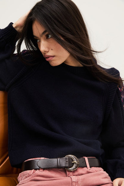 ba&sh Elda Jumper in Encre