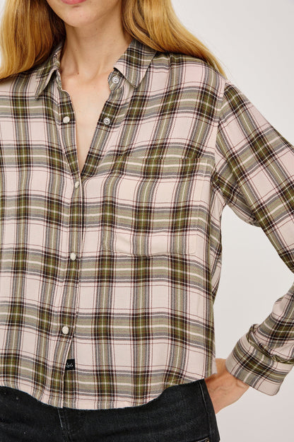 Rails Malin Top in Birch/Hickory