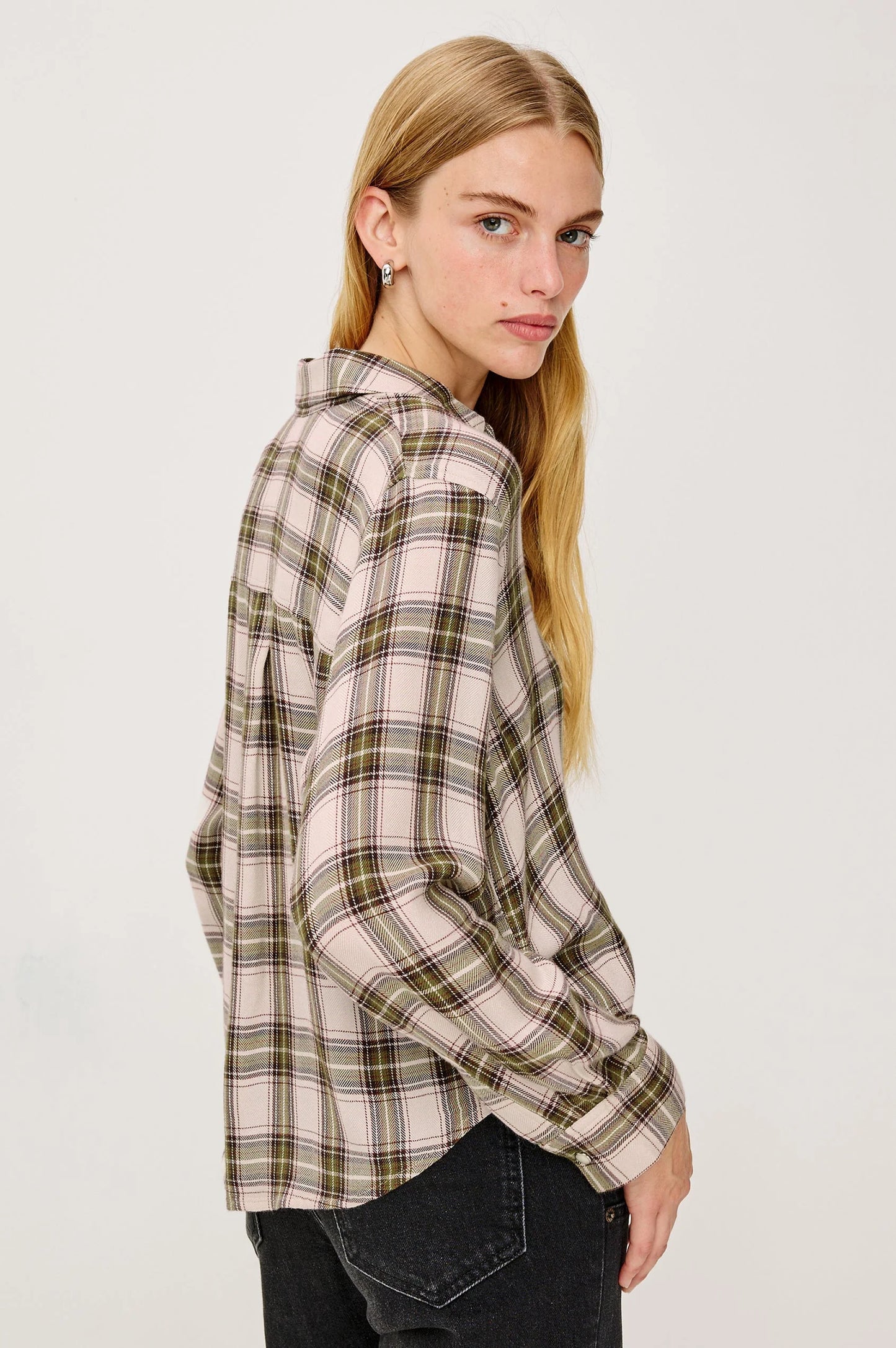 Rails Malin Top in Birch/Hickory