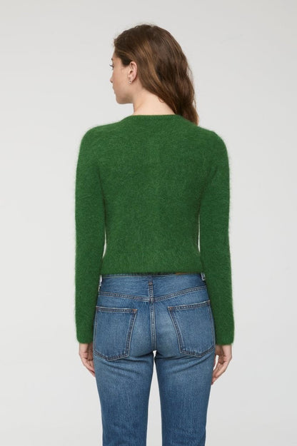 Pistola Yara Alpaca Blend Shrunken Cardigan in Vivid Moss