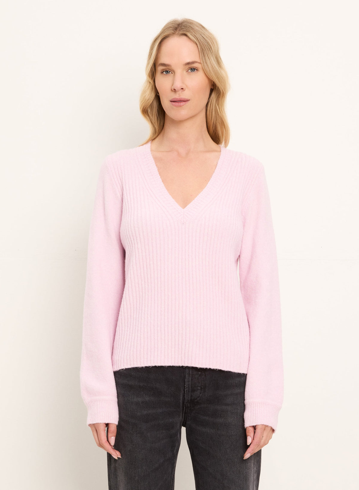 Michael Stars Seraphina V-Neck Pullover in Tulip