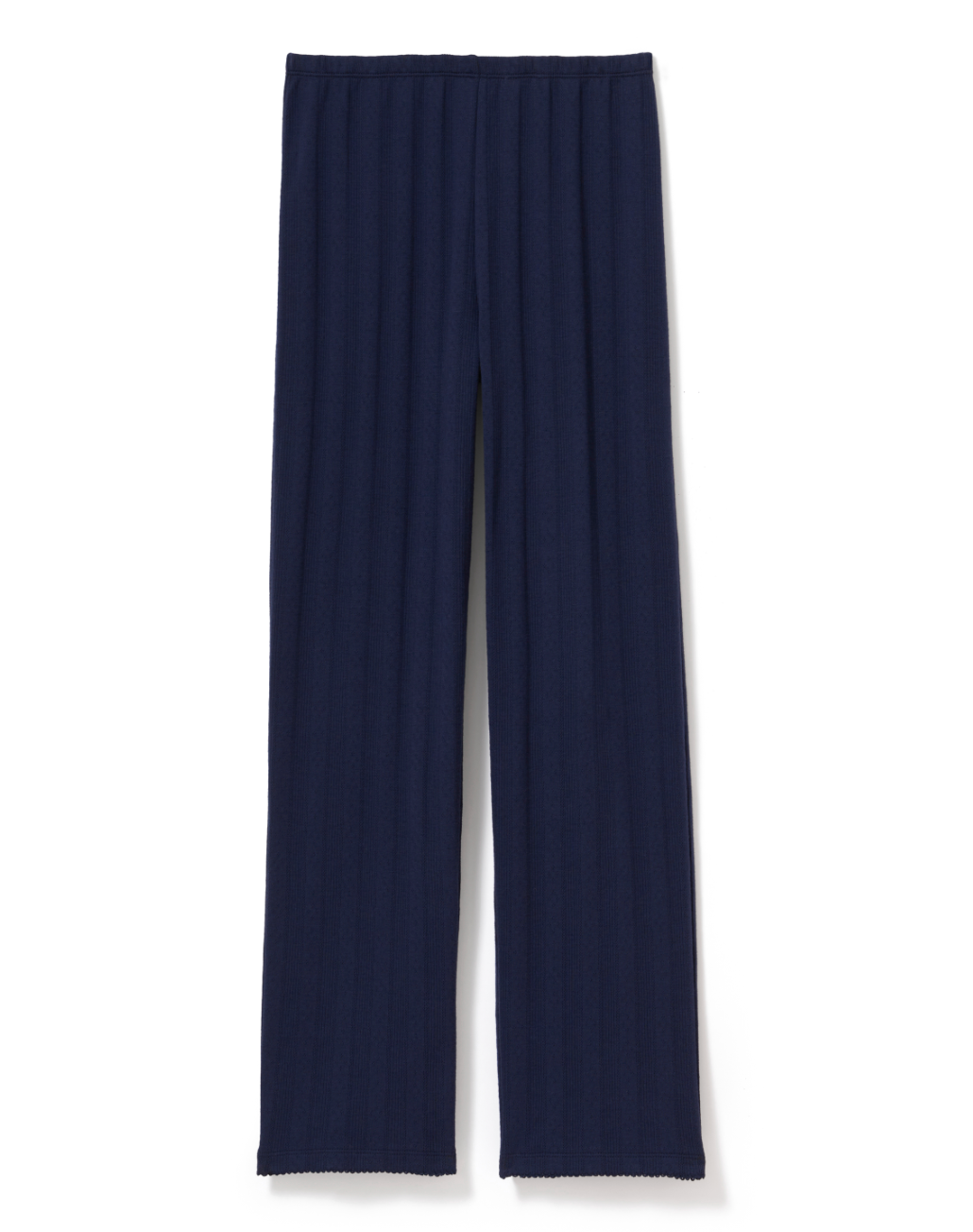 Petite Plume Women's Pointelle Pants In Navy
