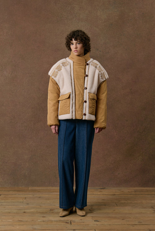 Louise Misha Beatine Jacket in Sand