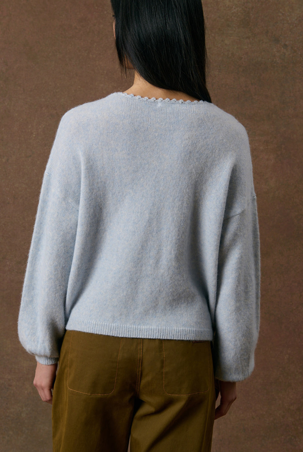 Louise Mischa Lunami Embroidered Cardigan