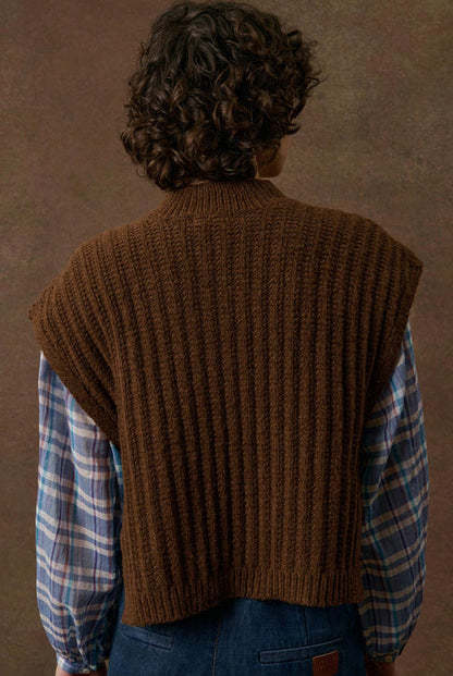 Louise Misha Songia Sweater in Burn Earth