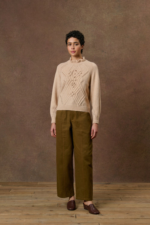 Louise Misha Raiana Beige Sweater