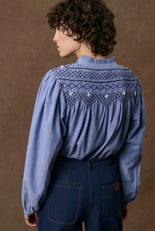 Louise Misha Louise Blouse in Light Blue