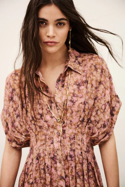 ba&sh Adena Dress in Rose