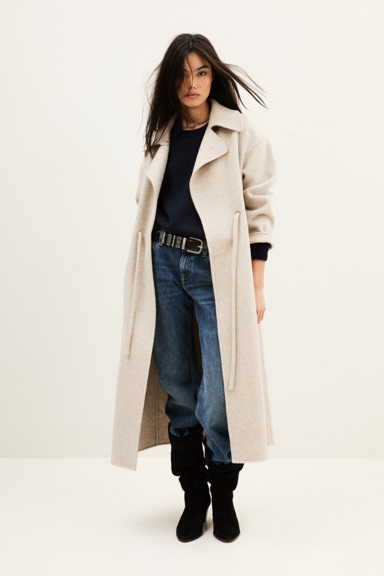 ba&sh Kate Coat in Greige