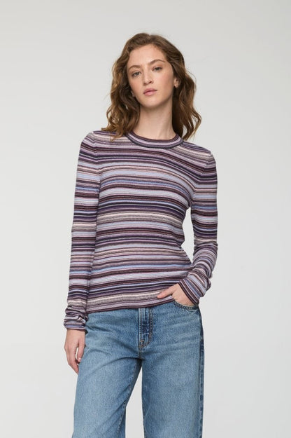Pistola Madison Knit Long Sleeve Top in Lovina Stripe
