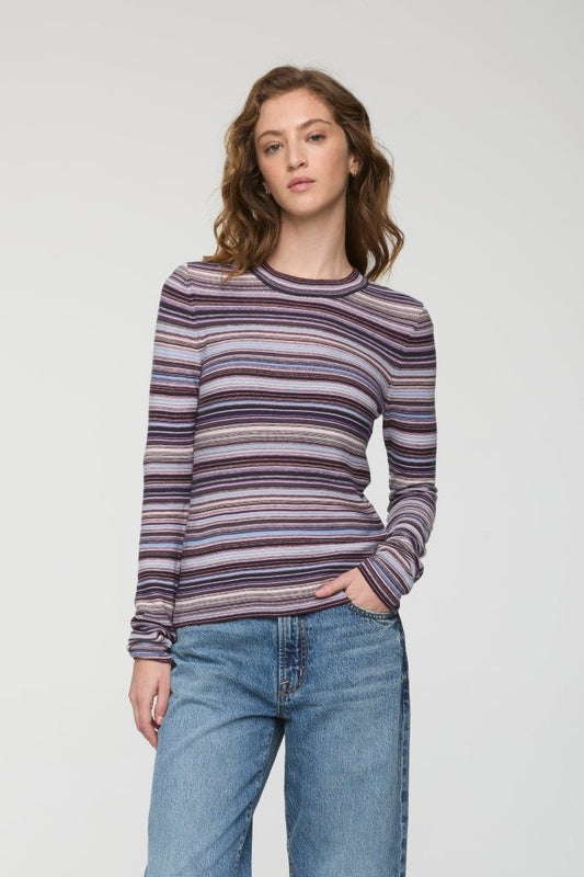 Pistola Madison Knit Long Sleeve Top in Lovina Stripe