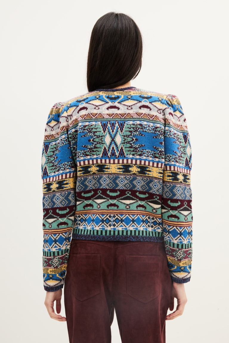 ba&sh Maja Cardigan in Multi