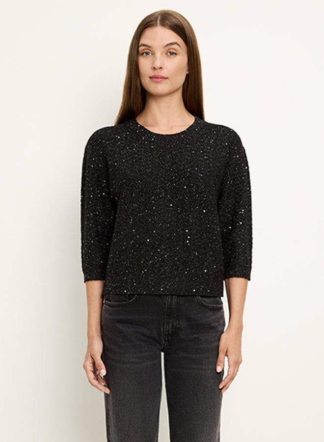 Michael Stars Amelie Relaxed Elbow Sleeve Pullover
