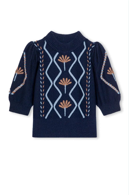 Rails Addy Sweater in Floral Cables